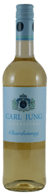Fles Carl Jung Chardonnay uit het jaar N.v.t. met een inhoud van 0.75 L en alcoholpercentage van 0.01. Deze wijn komt uit de wijnstreek  gelegen in Duitsland. Het druivenras is . Het EAN nummer van de fles op de afbeelding is 4009427021779.
