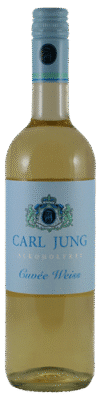 Fles Carl Jung Cuvée Weiss uit het jaar N.v.t. met een inhoud van 0.75 L en alcoholpercentage van 0.01. Deze wijn komt uit de wijnstreek  gelegen in Duitsland. Het druivenras is . Het EAN nummer van de fles op de afbeelding is 4009427021045.