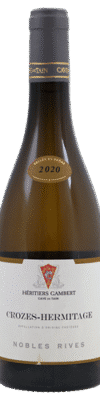 Fles Cave de Tain Nobles Rives Crozes-Hermitage blanc uit het jaar 2022 met een inhoud van 0.75 L en alcoholpercentage van 13.5. Deze wijn komt uit de wijnstreek Rhône gelegen in Frankrijk. Het druivenras is Marsanne. Het EAN nummer van de fles op de afbeelding is 3234783303905.