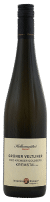 Fles Kellermeister Privat Kremser Goldberg Grüner Veltliner uit het jaar 2022 met een inhoud van 0.75 L en alcoholpercentage van 12.5. Deze wijn komt uit de wijnstreek Niederösterreich gelegen in Oostenrijk. Het druivenras is Grüner Veltliner. Het EAN nummer van de fles op de afbeelding is 9005511071571.