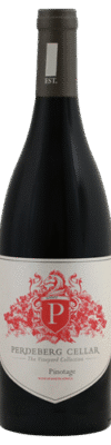 Fles Perdeberg The Vineyard Collection Pinotage uit het jaar 2022 met een inhoud van 0.75 L en alcoholpercentage van 14. Deze wijn komt uit de wijnstreek Paarl gelegen in Zuid-Afrika. Het druivenras is Pinotage. Het EAN nummer van de fles op de afbeelding is 6009679751224.