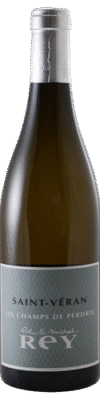 Fles Rey Saint-Veran Les Champs de Perdrix uit het jaar 2023 met een inhoud van 0.75 L en alcoholpercentage van 13. Deze wijn komt uit de wijnstreek Bourgogne gelegen in Frankrijk. Het druivenras is Chardonnay. Het EAN nummer van de fles op de afbeelding is 3760149380063.
