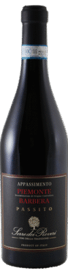 Fles Serre dei Roveri Barbera Appassimento uit het jaar 2022 met een inhoud van 0.75 L en alcoholpercentage van 14. Deze wijn komt uit de wijnstreek Piëmonte gelegen in Italië. Het druivenras is Barbera. Het EAN nummer van de fles op de afbeelding is 8008156000600.