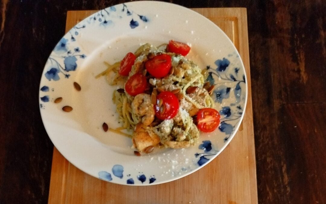 Klassieke pasta pesto